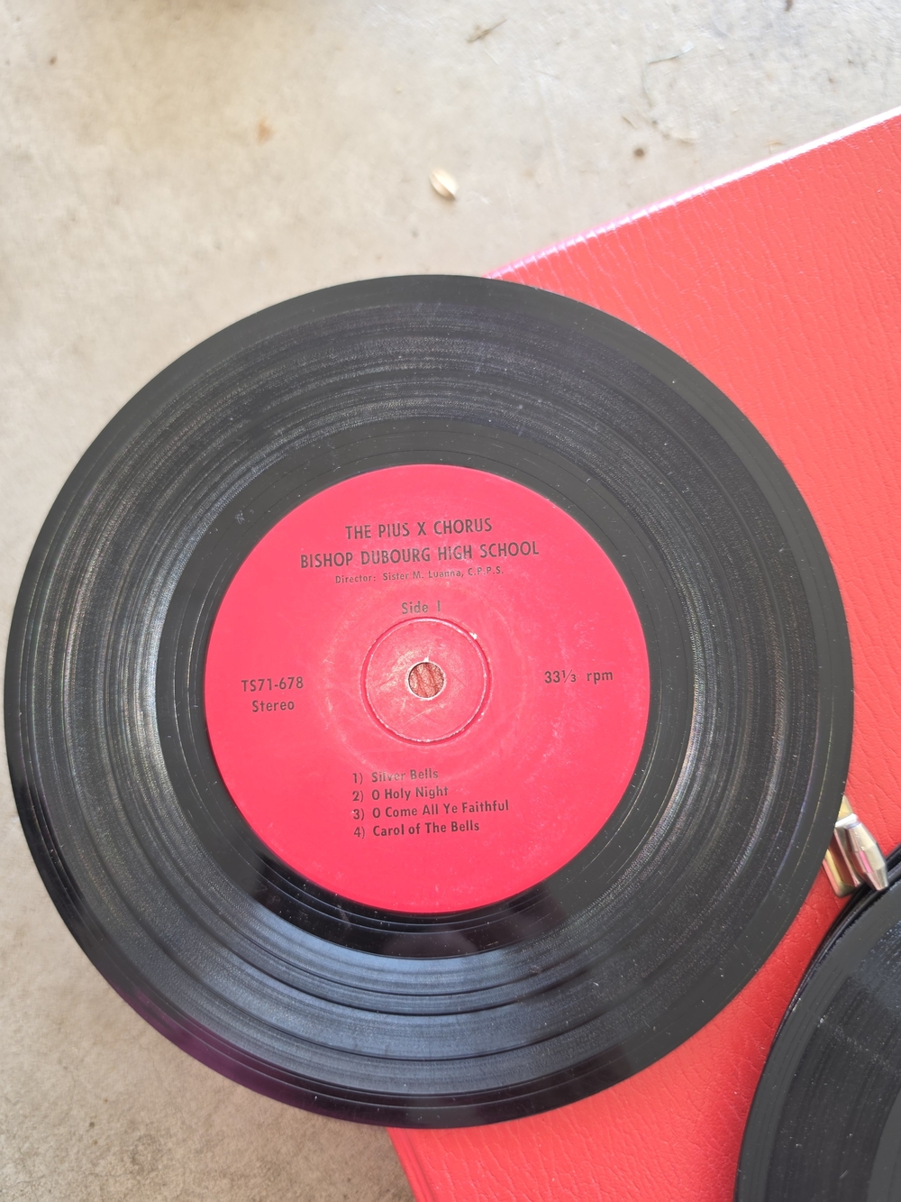 Vintage Bishop DuBourg High School Christmas Choir Record